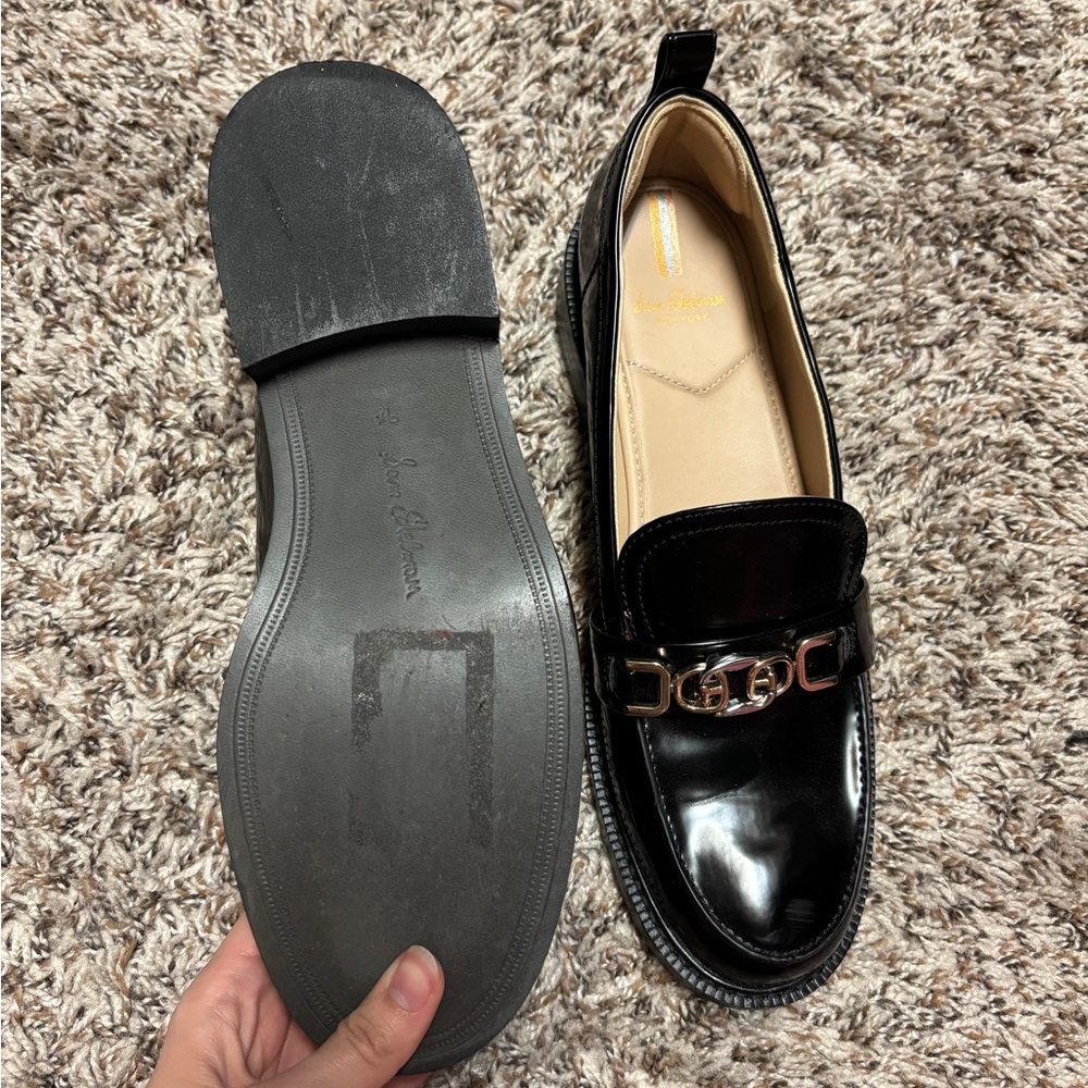 Sam Edelman Black Patent Loafers - Picture 4 of 6